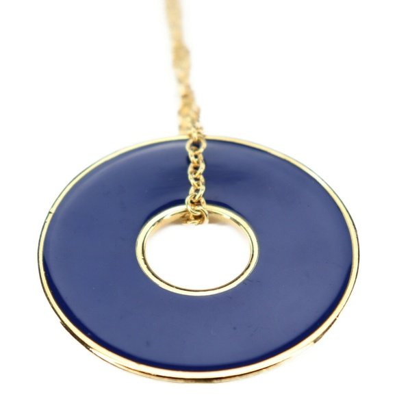 Charter Club Gold-Tone Circle Pendant Necklace - Picture 1 of 3